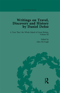 Imagen de portada: Writings on Travel, Discovery and History by Daniel Defoe, Part I Vol 3 1st edition 9781138766921