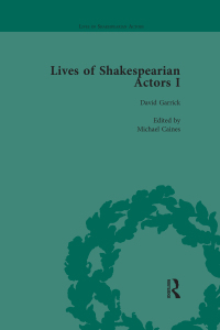 Cover image: Lives of Shakespearian Actors, Part I, Volume 1 1st edition 9781138754300