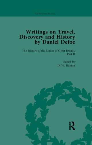 Cover image: Writings on Travel, Discovery and History by Daniel Defoe, Part II vol 8 1st edition 9781138766976