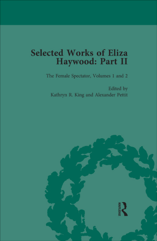 Imagen de portada: Selected Works of Eliza Haywood, Part II Vol 2 1st edition 9781138757226