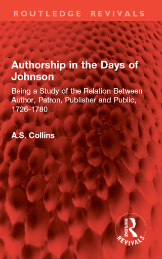 Cover image: Authorship in the Days of Johnson 1st edition 9781032908458