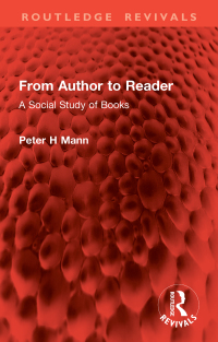 Cover image: From Author to Reader 1st edition 9781032898087