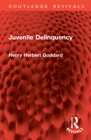 Cover image: Juvenile Delinquency 1st edition 9781032904481