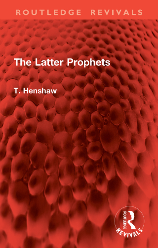 صورة الغلاف: The Latter Prophets 1st edition 9781032931852