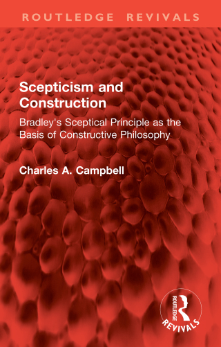 Cover image: Scepticism and Construction 1st edition 9781032941875