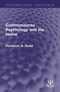 Immagine di copertina: Commonsense Psychology and the Home 1st edition 9781032938813