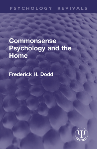 Cover image: Commonsense Psychology and the Home 1st edition 9781032938813