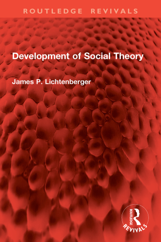 Cover image: Development of Social Theory 1st edition 9781032938943