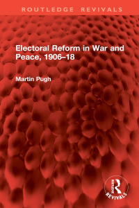 Titelbild: Electoral Reform in War and Peace, 1906–18 1st edition 9781032914923