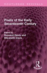 Cover image: Poets of the Early Seventeenth Century 1st edition 9781032946818