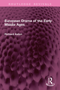 صورة الغلاف: European Drama of the Early Middle Ages 1st edition 9781032945910