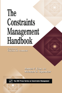 Cover image: The Constraints Management Handbook 1st edition 9781574440607