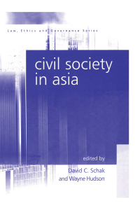 Imagen de portada: Civil Society in Asia 1st edition 9780754622758