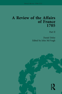 Cover image: Defoe's Review 1704-13, Volume 2 (1705), Part II 1st edition 9781138285057