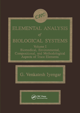 Cover image: Elemental Analysis of Biological Systems 1st edition 9780849354236