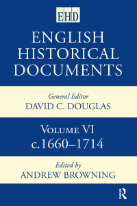 Cover image: English Historical Documents 2nd edition 9780415143714