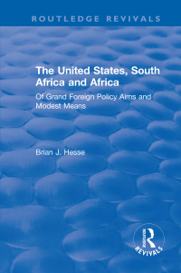 Immagine di copertina: The United States, South Africa and Africa 1st edition 9781138723887