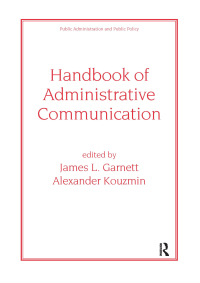 Cover image: Handbook of Administrative Communication 1st edition 9780824798062