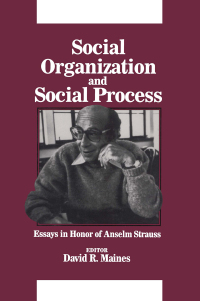 Cover image: Social Organization and Social Process 1st edition 9780202303901