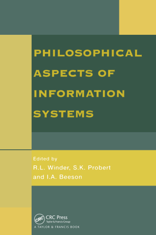 Cover image: Philosophical Issues In Information Systems 1st edition 9780748407583