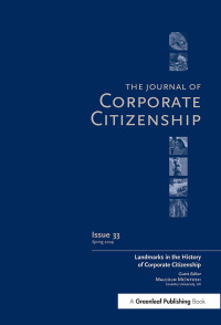 Cover image: Landmarks in the History of Corporate Citizenship 1st edition 9781783530137