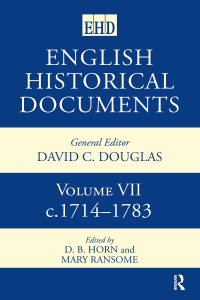 Cover image: English Historical Documents 2nd edition 9780415143721