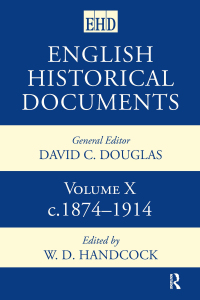 Cover image: English Historical Documents 2nd edition 9780415143752