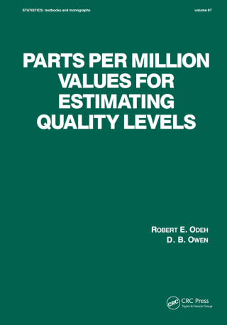 Imagen de portada: Parts per Million Values for Estimating Quality Levels 1st edition 9780824779504
