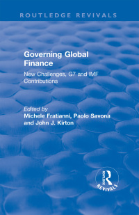 Imagen de portada: Governing Global Finance 1st edition 9781138742130