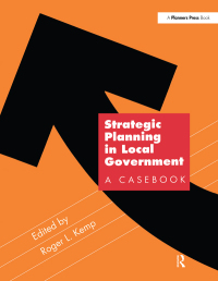 Cover image: Strategic Planning in Local Government 1st edition 9780918286772