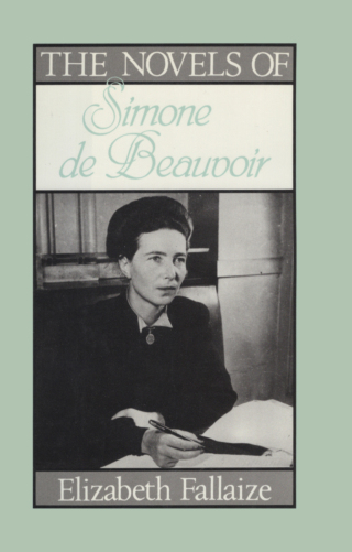 Titelbild: The Novels of Simone De-Beauvoir 1st edition 9780415022941