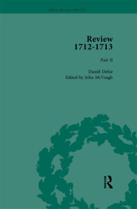 Cover image: Defoe's Review 1704�13, Volume 9 (1712�13), Part II 1st edition 9781138285231