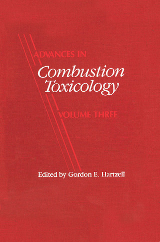 Cover image: Advances in Combustion Toxicology, Volume III 1st edition 9780877628866