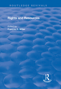 表紙画像: Rights and Resources 1st edition 9781138718975