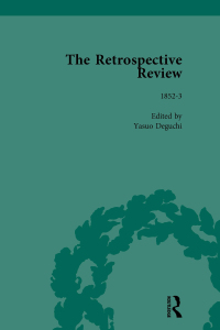 Cover image: The Retrospective Review Vol 17 1st edition 9781138762541