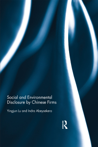 Titelbild: Social and Environmental Disclosure by Chinese Firms 1st edition 9780415740562