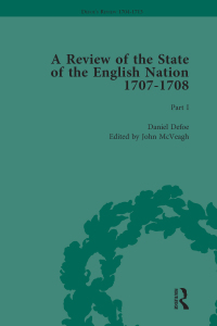 Cover image: Defoe's Review 1704-13, Volume 4 (1707), Part I 1st edition 9781138285118