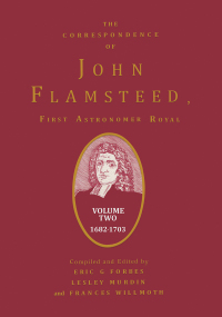 Cover image: The Correspondence of John Flamsteed, The First Astronomer Royal 1st edition 9780750303910