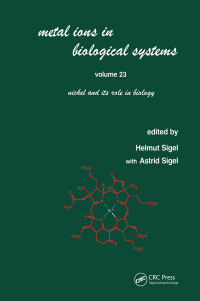 Cover image: Metal Ions in Biological Systems 1st edition 9780824777135