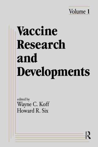 Cover image: Vaccine Research and Development 1st edition 9780367843328