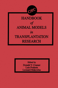 Cover image: Handbook of Animal Models in Transplantation Research 1st edition 9780849336294