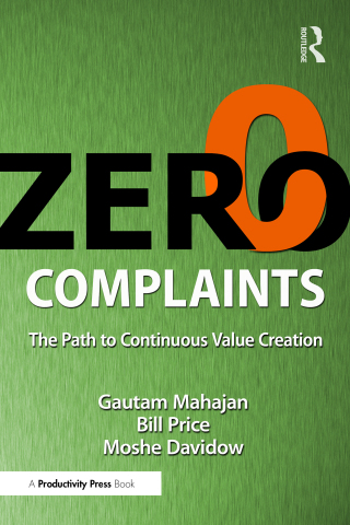 Cover image: Zero Complaints 1st edition 9781032880518