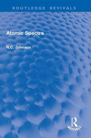 Imagen de portada: Atomic Spectra 1st edition 9781032994338