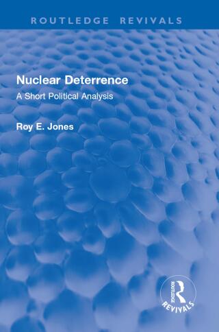 Cover image: Nuclear Deterrence 1st edition 9781032994505