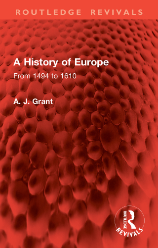 Cover image: A History of Europe 1st edition 9781003863847