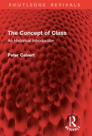 Cover image: The Concept of Class 1st edition 9781032989105