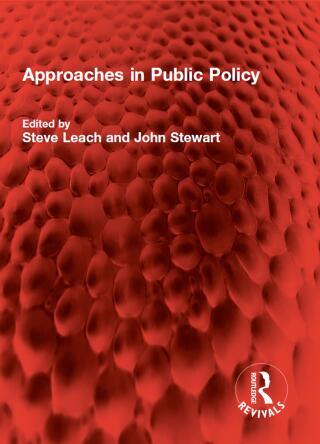 Immagine di copertina: Approaches in Public Policy 1st edition 9781032994697