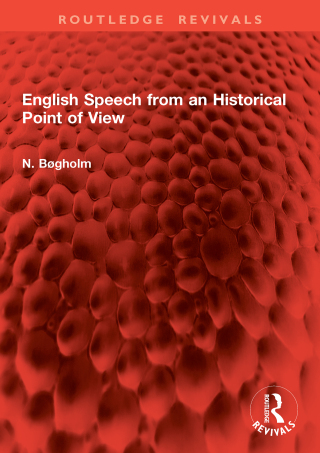 Cover image: English Speech from an Historical Point of View 1st edition 9781041007067