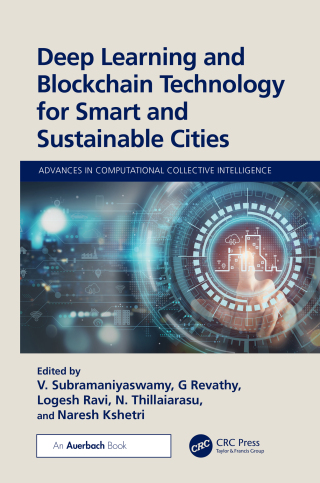 Imagen de portada: Deep Learning and Blockchain Technology for Smart and Sustainable Cities 1st edition 9781032748573