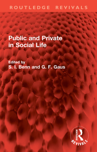 Cover image: Public and Private in Social Life 1st edition 9781032989723